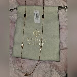 Kendra Scott Franklin Necklace Rose Gold